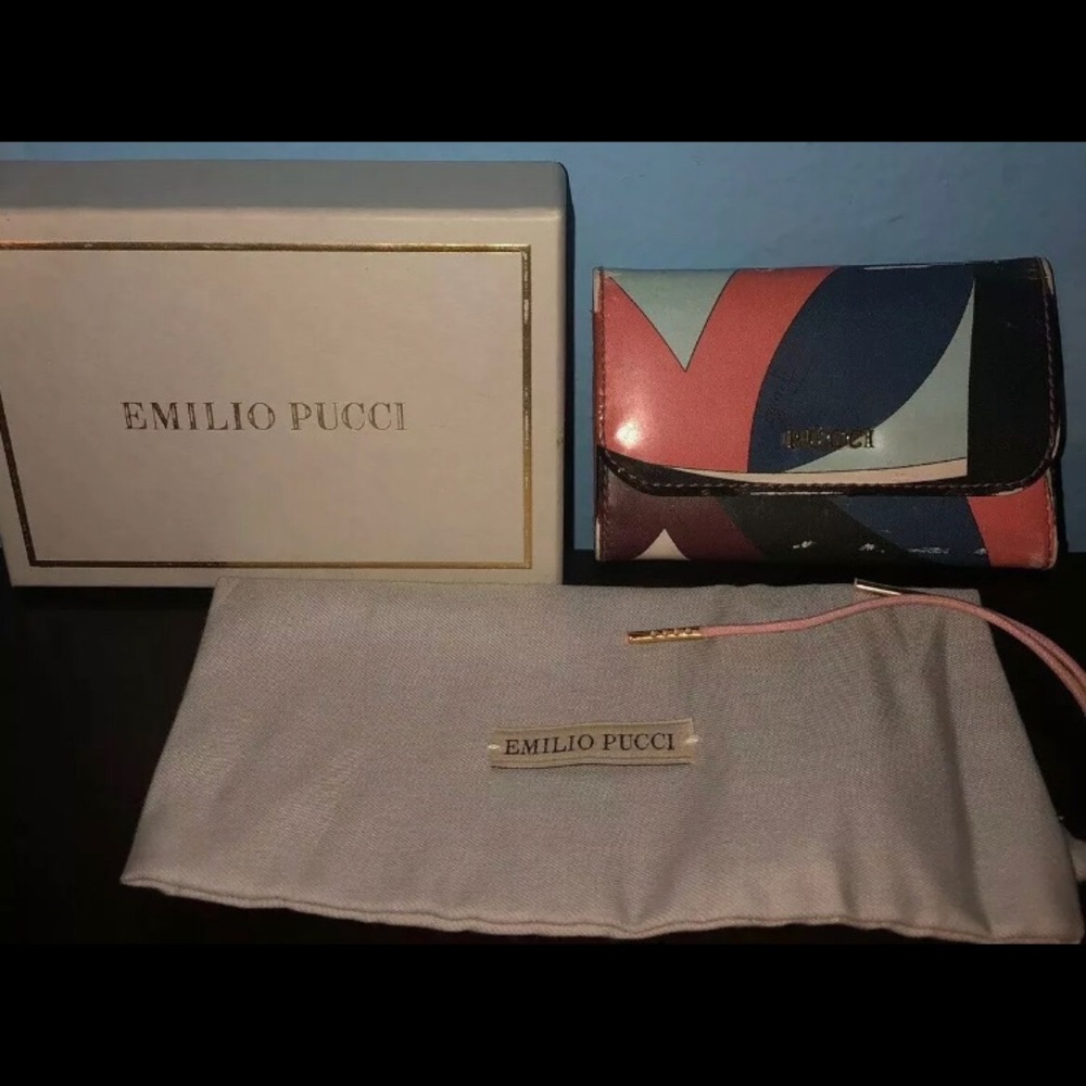 EMILIO PUCCI Art 6 Key Holder w Box/Bag